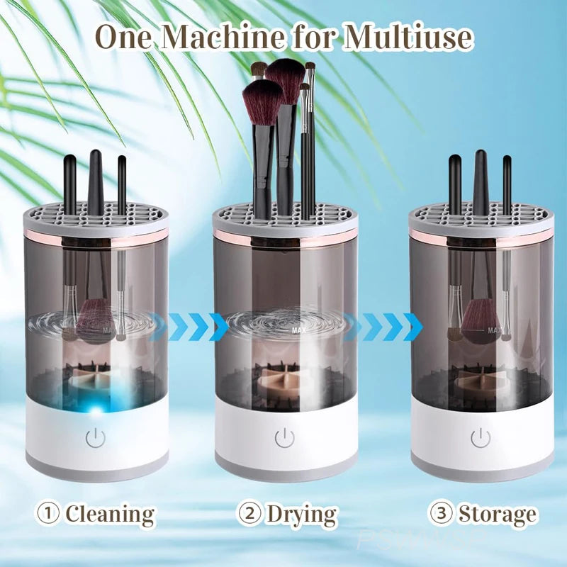 3-in-1 Electric Makeup Brush Cleaner