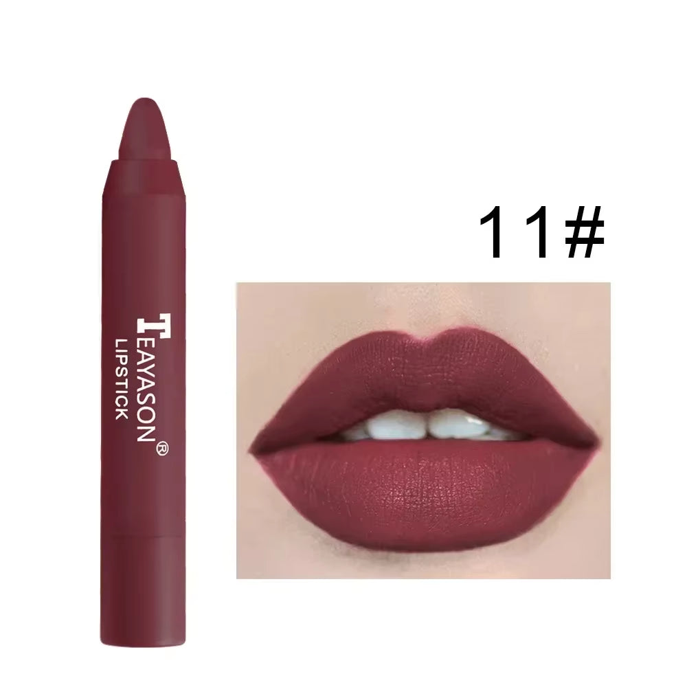 12-Color Matte Waterproof Lip Tint