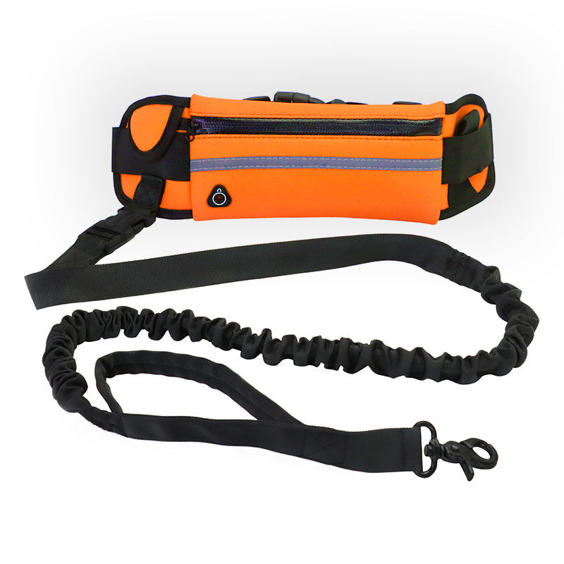 Hands-Free Bungee Dog Leash Belt