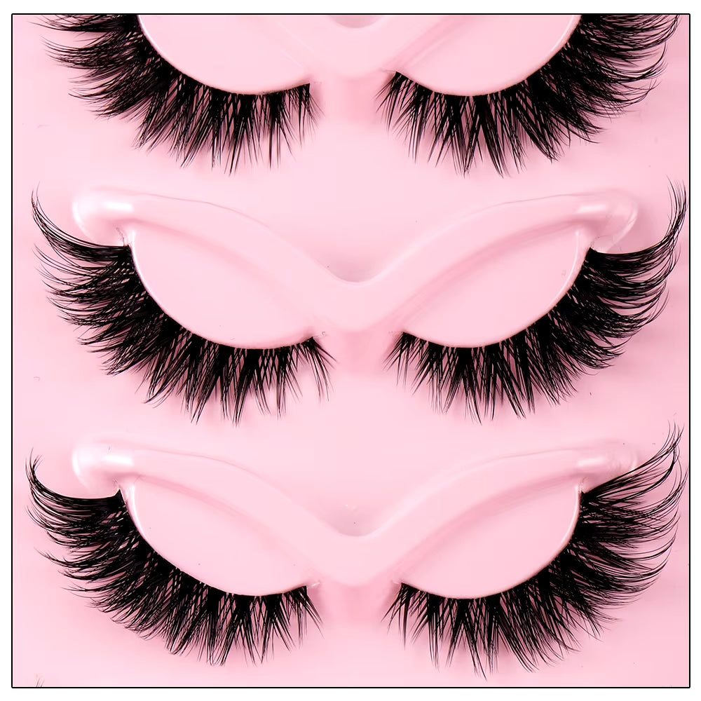 5 Pairs Cat Eye Faux Lashes