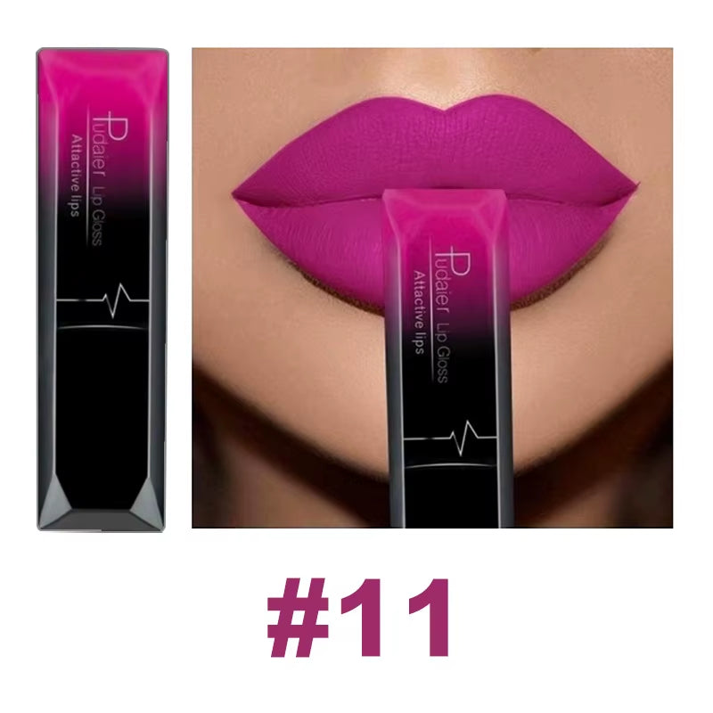 21-Color Matte Waterproof Liquid Lipstick