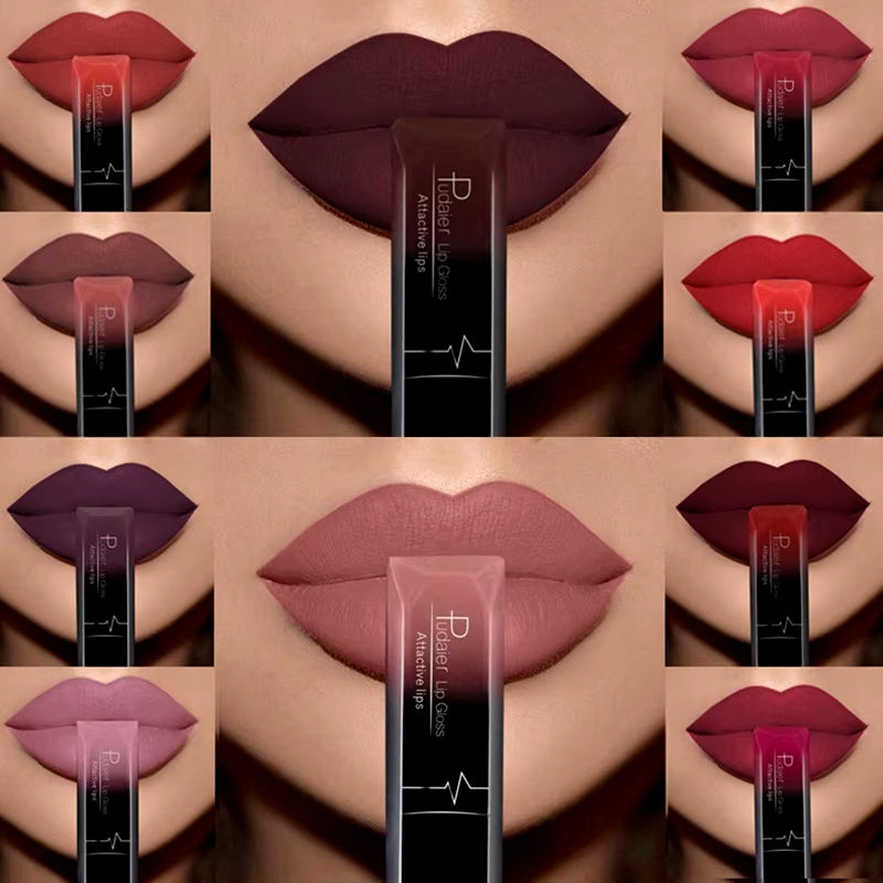 21-Color Matte Waterproof Liquid Lipstick