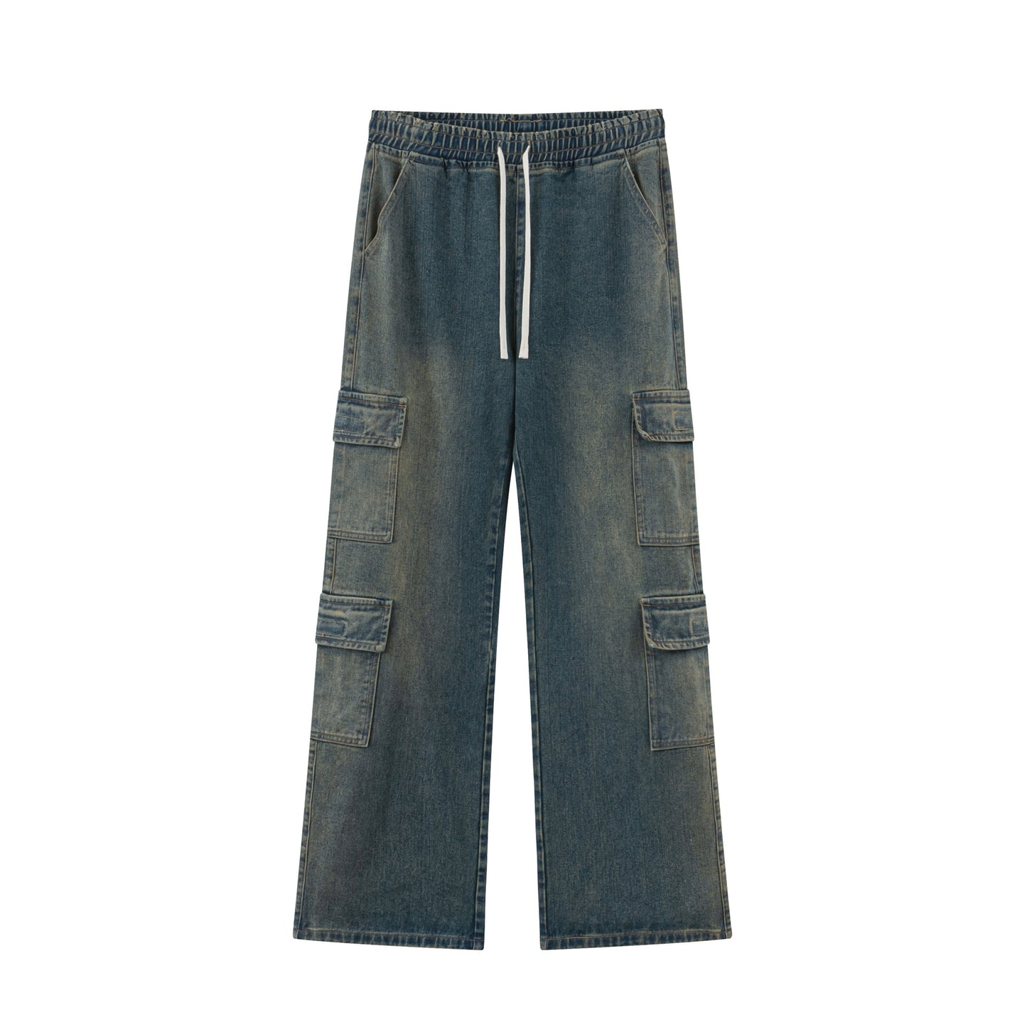 Loose Cargo Wide Leg Jeans